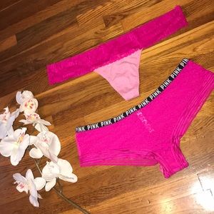 Cute never worn PINK thongs 💘